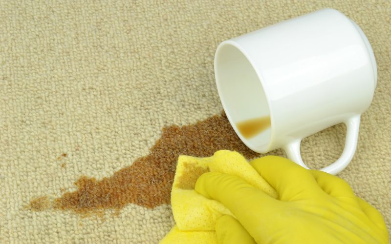 cleaning carpet stains