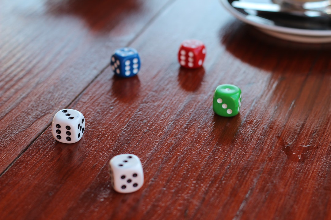 dice game on table