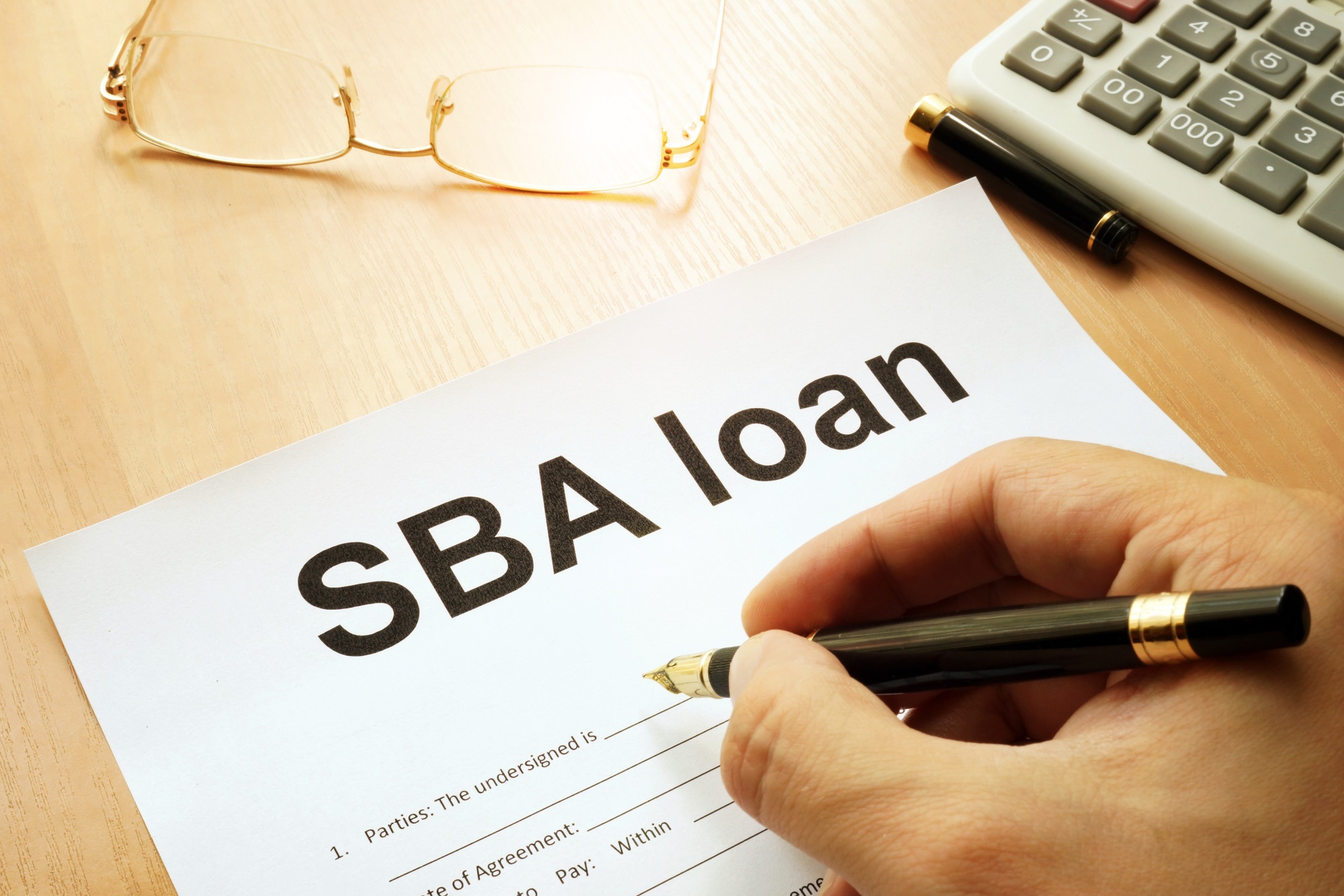 SBA loan application